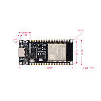 Microcontrolador WiFi 6, placa de desarrollo, 160MHz, módulo de la serie 1, compatible con USB UART, placa de desarrollo