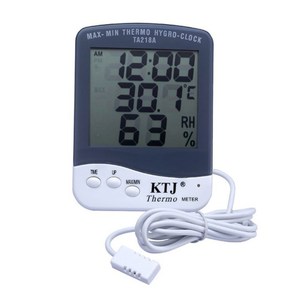 Termômetro Higrômetro <span class=keywords><strong>Digital</strong></span> Grande de Alta Qualidade para Uso Interno e Externo com Display de Relógio PMTC-SH109 - Product Image 1