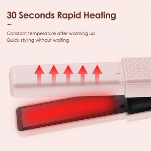 Cordless Hair Straightener Usb Hair Straightener Mini Ceramics Hair Curler 3 Constant Temperature Portable Flat Iron for Travel - Product Image 3