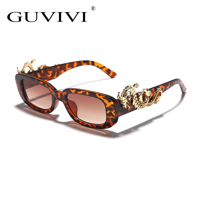 GUVIVI Fashion Carved Accessories Sunglasses Korean Version of the Trendy Retro Glasses Suitable for Round Faces Women