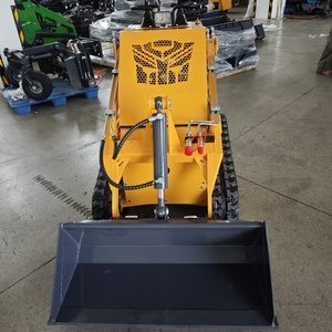 Mini-chargeuse sur chenilles diesel/électrique avec accessoires : broyeur, grappin, trancheuse, souffleuse à neige (livraison gratuite) - Product Image 1