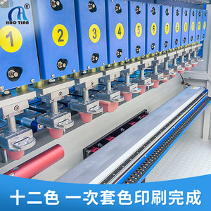 Haotian Automatic Pad <b>Printing</b> <b>Machine</b> P-150S12 12 Color Pneumatic Drive Ink Printer For Silicone Toys - Product Image 2