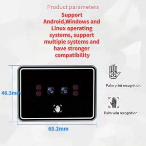 LLGCAM USB Binocular Palm Vein <b>Camera</b> <b>Module</b> 1920x1080 850nm 100 FOV with SDK and Plug and Play for Industrial IoT Integration - Product Image 2