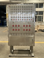 Boîtier de commande d'éclairage antidéflagrant Ex d Ex E IP65 IP66 RAL7035, coffret électrique pour zones dangereuses, projets pétroliers et gaziers
