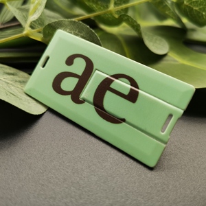 Mini thẻ lật kinh doanh <span class=keywords><strong>USB</strong></span> 2.0 ổ đĩa flash Ổ Đĩa Bút 8GB đến 128GB năng lực in ấn đầy đủ logo - Product Image 3