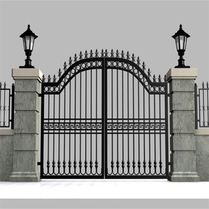 CBMmart Modern Steel <strong>Gate</strong> <strong>Grill</strong> <strong>Design</strong>/house <strong>Latest</strong> Main Swing Simple Driveway Wrought Iron <strong>Gate</strong> - Product Image 1