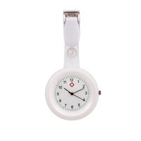 Montre d'infirmière personnalisée avec logo, boîtier en plastique coloré, mouvement à quartz, bracelet en caoutchouc, non étanche, rose, noir, jaune, vert, vente en gros, cadeau
