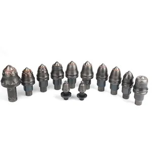 Tungsten Carbide Bullet Teeth Auger Drill Bits Tunneling Picks for Construction Machinery Parts