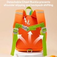 Sac unisexe pour enfants Ark Kids VABC, série inspirée des fruits, pour les voyages en plein air, léger, réduction de la charge, mignon et amusant
