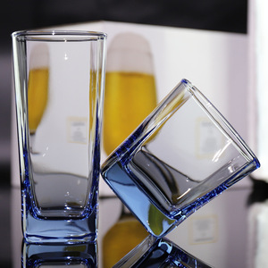 Vasos de Vidrio Azul Hielo Bonitos al por Mayor de Libbey, Vasos Coloridos para Bebidas Frías, Vasos <span class=keywords><strong>Highball</strong></span> para Restaurante, Jugo, Leche, <span class=keywords><strong>Vaso</strong></span> de Vidrio Azul - Product Image 2
