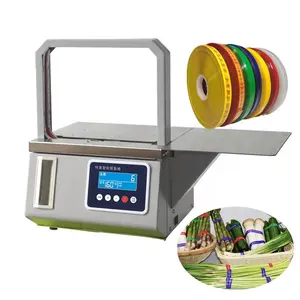 Cable tie wrapping edge banding tape machine automatic vegetable strapping machine