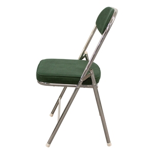 La mejor silla plegable de tela metálica ligera, colorida, para interiores y exteriores, para eventos, para cenar, café, boda, iglesia, Popular para - Product Image 5