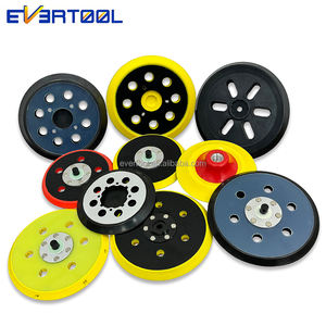 EVERTOOL 125MM 5インチバック研磨パッドフック & ループデュアルアクションポリッシャーカーディスク5/16 "-24スレッドPuサンディング - Product Image 1