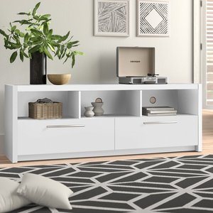 Muebles de Salón con Soporte para TV Estilo Europeo con 2 Puertas Abiertas y 3 Compartimentos para tu Entretenimiento - Product Image 3