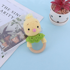 <span class=keywords><strong>Sonaglio</strong></span> Crochet Baby massaggiagengive Baby <span class=keywords><strong>sonaglio</strong></span> giocattolo <span class=keywords><strong>Amigurumi</strong></span> Animal <span class=keywords><strong>sonaglio</strong></span> neonato doccia regalo anello massaggiagengive - Product Image 5