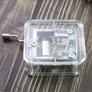 Hộp nhạc kim loại mini tùy chỉnh Ever Bright, có thể khắc tên, máy phát nhạc bằng tay quay, hộp nhạc acrylic trong suốt - Product Image 3