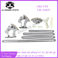 Kit de chaîne de distribution pour la reconstruction du moteur EA837 CRE CTD pour Audi 3.0 A6 Allroad C7 A7 A8 D4 Q7 4M S5 B8 14-19 3.0 TFSI 3.0 3.0T CTDB CREC