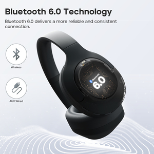 Tribit QuietPlus BTQ81 Headphones 6.0 Version with <strong>ANC</strong> Foldable Design 110H Playtime Support App Comfortable Fit - Product Image 6