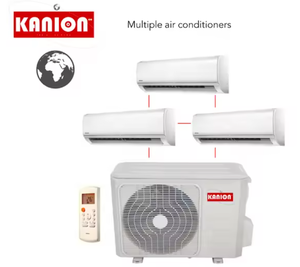 Inversor estándar de la UE R410A 50HZ 18000btu Refrigeración y calefacción <span class=keywords><strong>Aire</strong></span> <span class=keywords><strong>acondicionado</strong></span> dividido múltiple AC Habitación Hogar 220 - Product Image 3