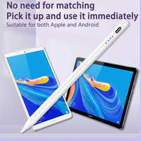 Stylo intelligent universel à écran tactile en métal, best-seller, avec attraction magnétique et pointe remplaçable pour tablette et téléphone Android, pointe de 15 mm