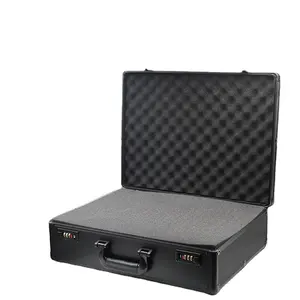 Scatola scatola strumenti scatola scatola vuota serie nera a mano vuota con schiuma personalizzata per droni