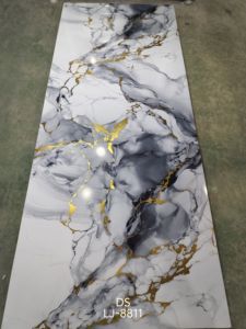 2,5mm Panel De Pared De Mármol Para Interiores De PVC Con <span class=keywords><strong>Pelicula</strong></span> UV Impermeable De China - Product Image 3