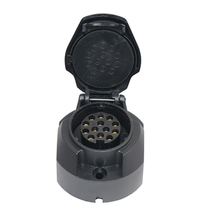 Transmisió<span class=keywords><strong>n</strong></span> de Señal Completa, Enchufe de Remolque de <span class=keywords><strong>13</strong></span> Pines y 12V con Carcasa de Nailon, Accesorios para Remolques y Caravanas - Product Image 4