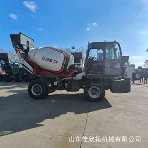JASON <b>TOP</b> Four Wheel Drive Self <b>Loading</b> Concrete Mixer Truck Fully Hydraulic System For Small Construction Projects - Product Image 3