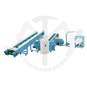 150-300 kg/giờ chất thải HDPE ống khối u nhựa Shredder Máy Nghiền Máy trục đơn Shredder nhựa tái chế dòng