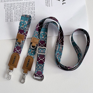 Cordon de suspension court réglable en polyester coloré et personnalisable pour porte-badge, avec crochet anti-perte, design tendance - Product Image 6