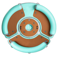 Plateforme flottante gonflable QIQU pour jet ski, extension de pont de bateau avec échelle