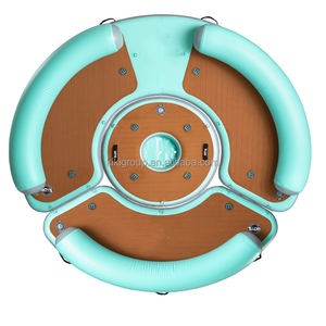 Plateforme flottante gonflable QIQU pour jet ski, extension de pont de bateau avec échelle - Product Image 2