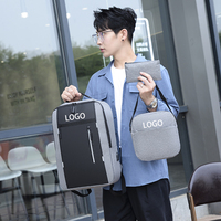 Logo personnalisé de haute qualité pour hommes, collège, sac à dos USB de luxe résistant à l'eau et au vol pour voyage, sac à dos pour ordinateur portable