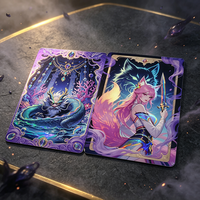 Usine de cartes postales numériques holographiques 3D UV personnalisées OEM ODM en carton laser pour collection de musique