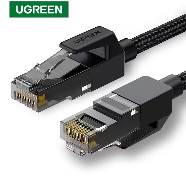 UGREEN NW135 Cat 6 Ethernet Cable Braided Cat6 Gigabit High Speed 5Gbps 1000Mbps Internet Cable RJ45 Shielded Network LAN Cable