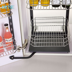 Modern Design Stainless Steel <b>Kitchen</b> Cabinet Pull-Out Drawing Basket Tall Larder Pantry <b>Unit</b> for Easy Installation in Cabinets - Product Image 4