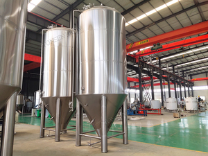 ถังหมักเบียร์ทรงกรวย สเตนเลสสตีล 304/316 ขนาด 10,000 <span class=keywords><strong>ลิตร</strong></span> 10 ตัน ยูนิตแทงค์ สำหรับขาย - Product Image 5