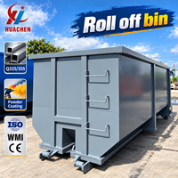 Conteneur à déchets en acier Q355 de grande capacité pour le recyclage, la collecte de ferraille de construction, la manutention et le transport