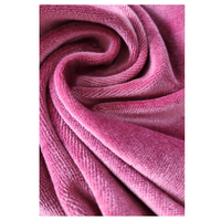 Tela de Velour de Punto Premium de 240 g/m², 40 % Modal, 40 % Algodón, para la Fabricación de Prendas Textiles al por Mayor - COLOR ROSA