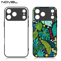 Coque de téléphone portable vierge personnalisable en TPU 2D pour sublimation, impression par transfert thermique, protection pour iPhone 17 16 15 14 Pro Max