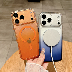 Funda Magnética Transparente con Brillantina <span class=keywords><strong>y</strong></span> Degradado para <span class=keywords><strong>iPhone</strong></span> <span class=keywords><strong>13</strong></span> <span class=keywords><strong>14</strong></span> 15 16 17 <span class=keywords><strong>Pro</strong></span> <span class=keywords><strong>Max</strong></span>, Personalizable - Product Image 1