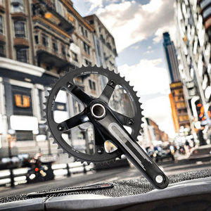 Aleación de aluminio Square 49T 144BCD 170mm Juego de <span class=keywords><strong>bielas</strong></span> de rueda de cadena de aluminio para bicicletas de montaña Categoría Traje - Product Image 3