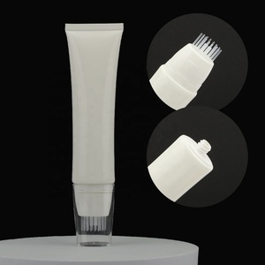 Venta de Fábrica: Tubos Cosméticos Ovalados de Plástico Transparente de 25ml-60ml con Aplicador de Silicona con Cabeza de Bola para Masajes - Product Image 3