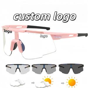 Gafas de Sol para ciclismo con logotipo personalizado UV400, gafas deportivas polarizadas para hombre, fotocromismo que cambia de Color, gafas de sol a prueba de viento para mujer - Product Image 6