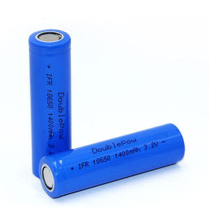 La capacidad de 3,2 V 1400mAh LiFePO4 celular ifr 18650 batería recargable para puntero láser - Product Image 1