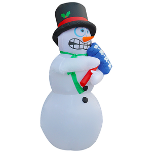 Bơm hơi khổng lồ Snowman Run Rẩy Snowman với LED ánh sáng Lắc Snowman trang trí cho trong nhà ngoài trời sân - Product Image 4