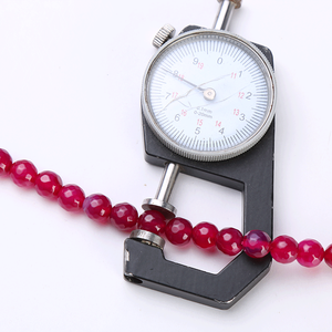 Pierres précieuses naturelles à taille brillante pour la fabrication de bijoux, perles d'agate et de cornaline de 8 mm et 3 mm de hauteur - Product Image 2