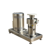 Broyeur colloïdal vertical en acier inoxydable - Machine de broyage et d'homogénéisation sanitaire pour confiture, beurre de noix et sauces