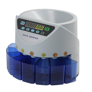 เครื่องนับและคัดแยกเหรียญไทยและเหรียญญี่ปุ่น JM102 รุ่นไฟฟ้า ความจุถัง 300-500 ชิ้น สำหรับยุโรป อเมริกา สหราชอาณาจักร เอเชียตะวันออกเฉียงใต้ - Product Image 5