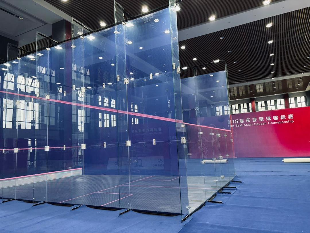 All-glass Panoramic Portable Squash Hall Professional Training and Entertainment Indoor Sports Equipment